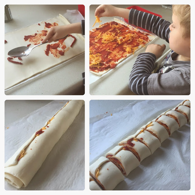 Cheese and Tomato Swirls
