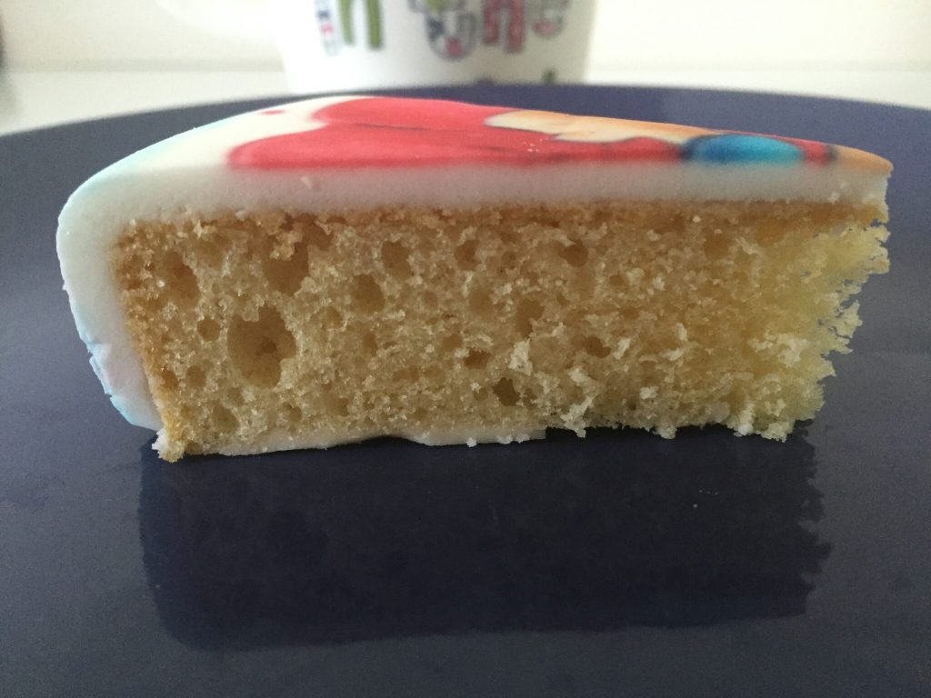 Baker days cake slice