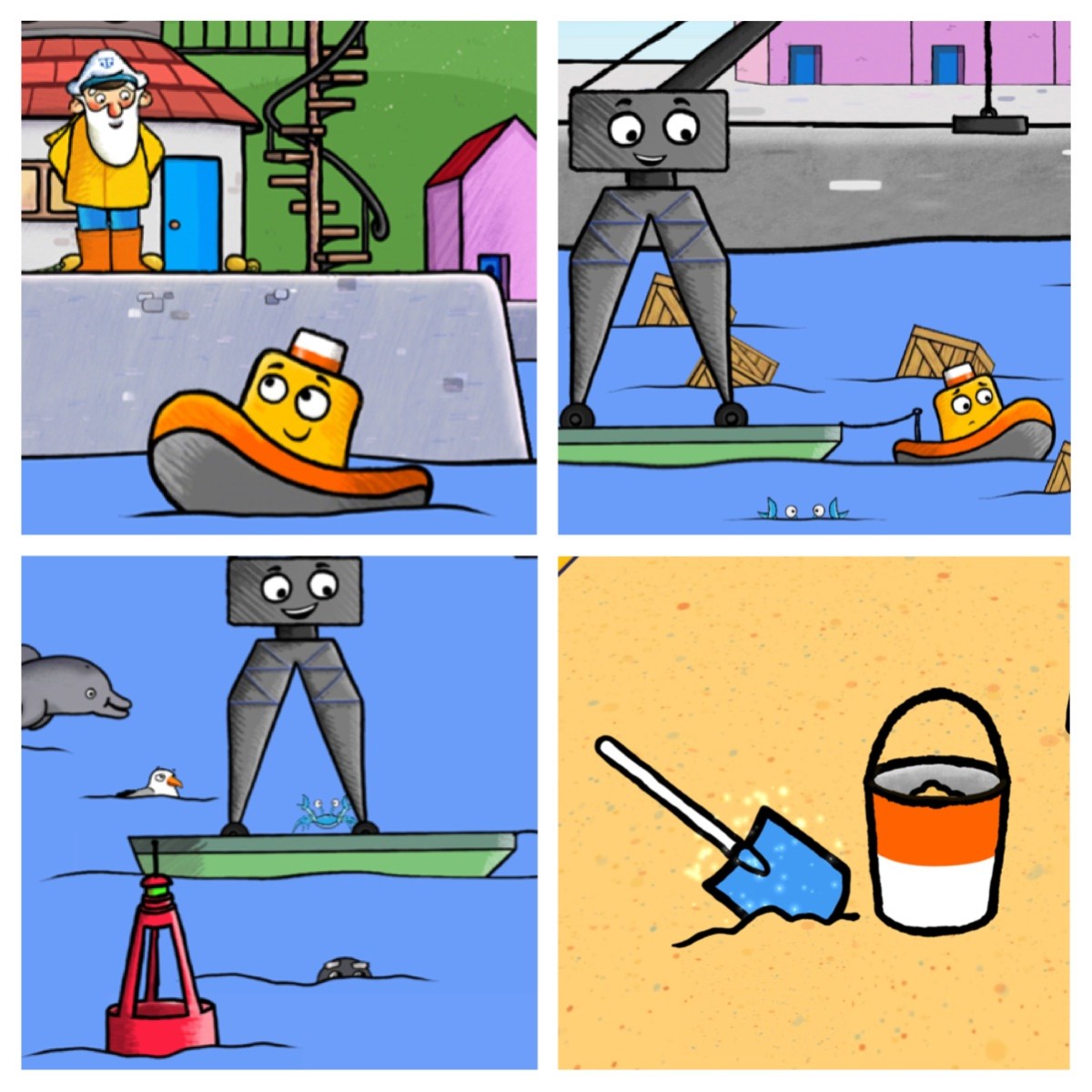 Toot The Tiny TugBoat App & Merchandise
