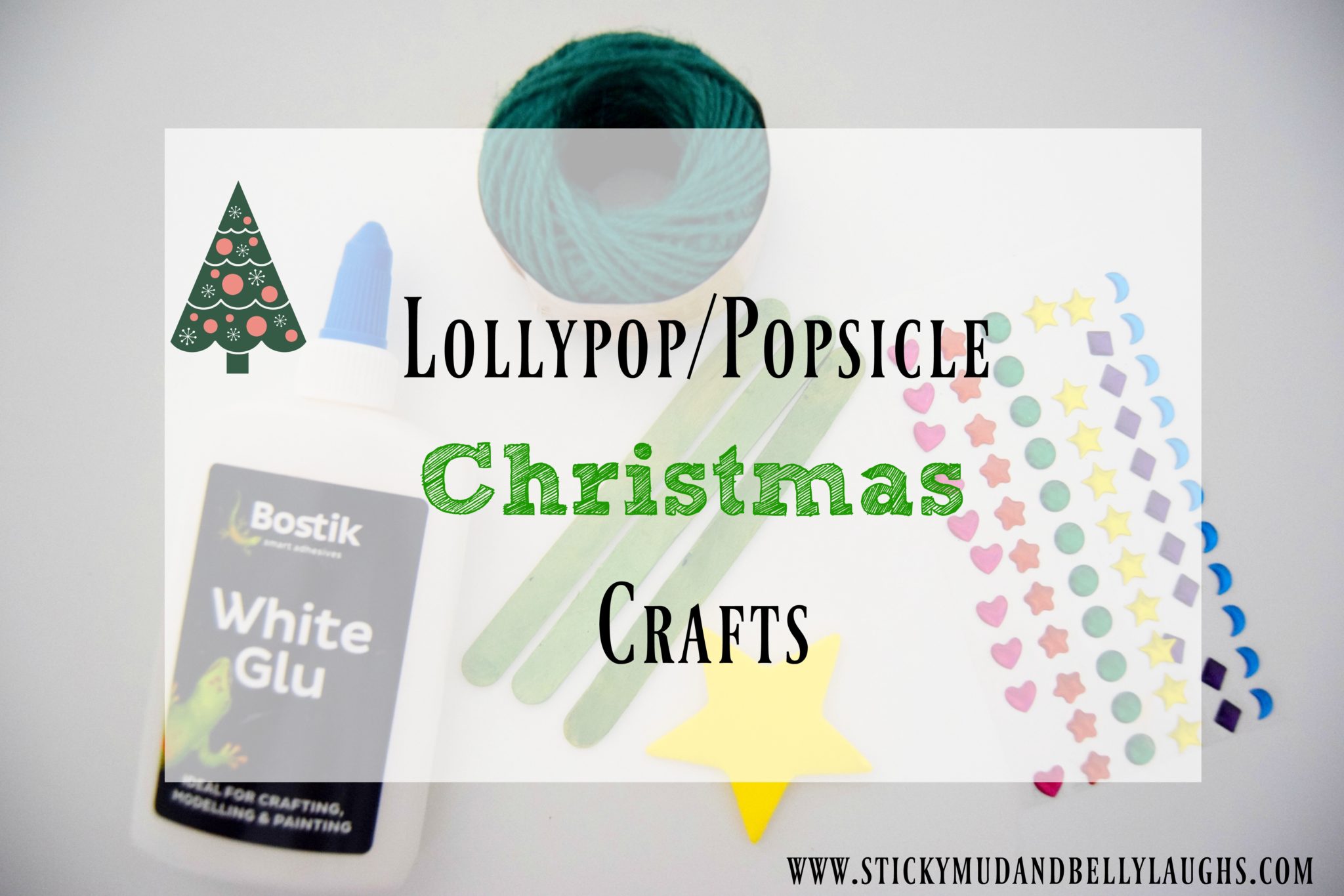 Popsicle Kids Christmas Crafts