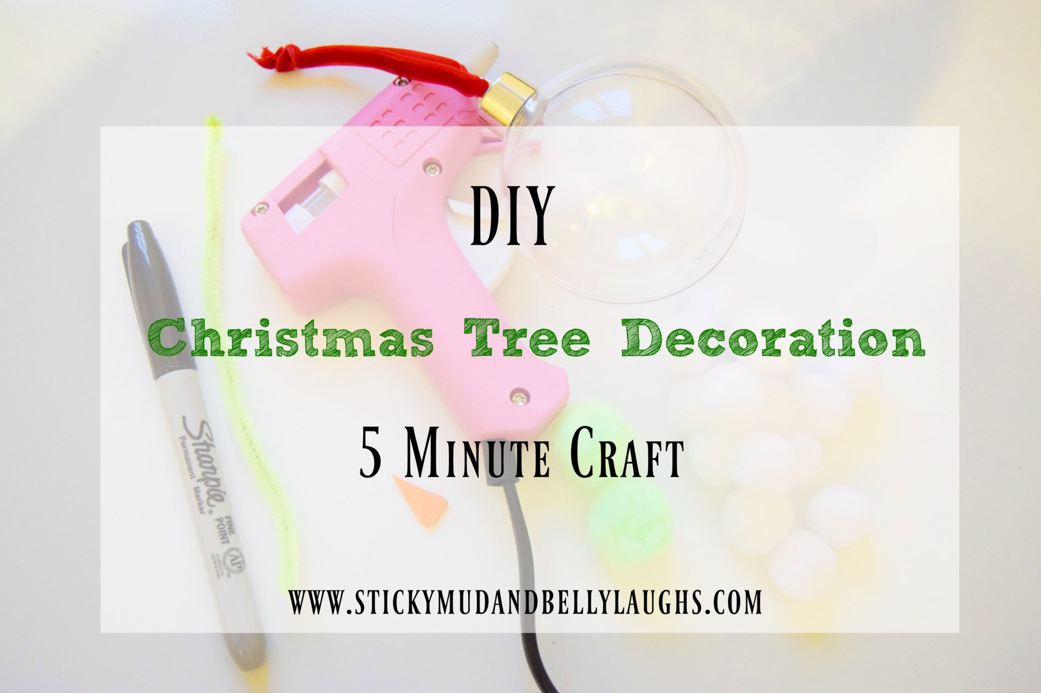snowman bauble 5 minute craft