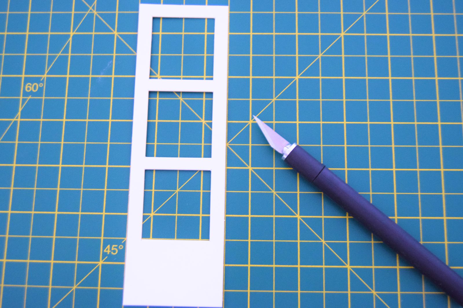 vday cutting out bookmark