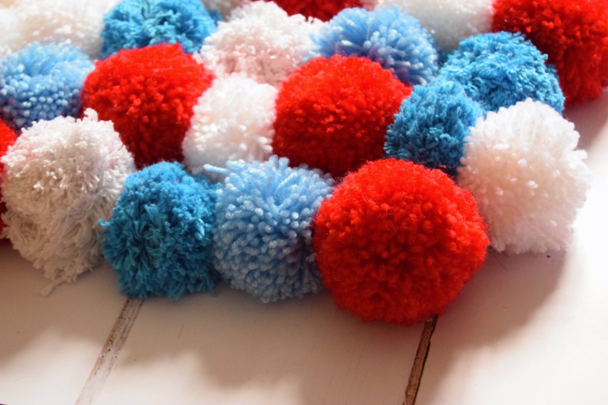 Pom Rig DIY Pom Pom Rug - Sticky Mud & Belly Laughs
