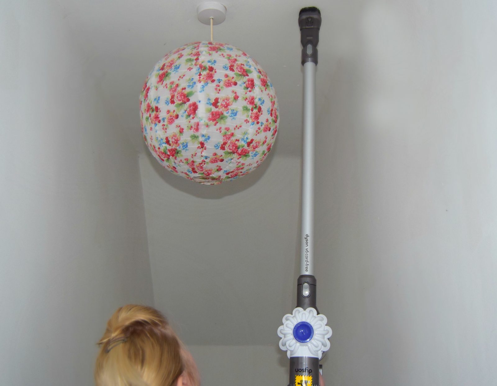hoovering cobwebs