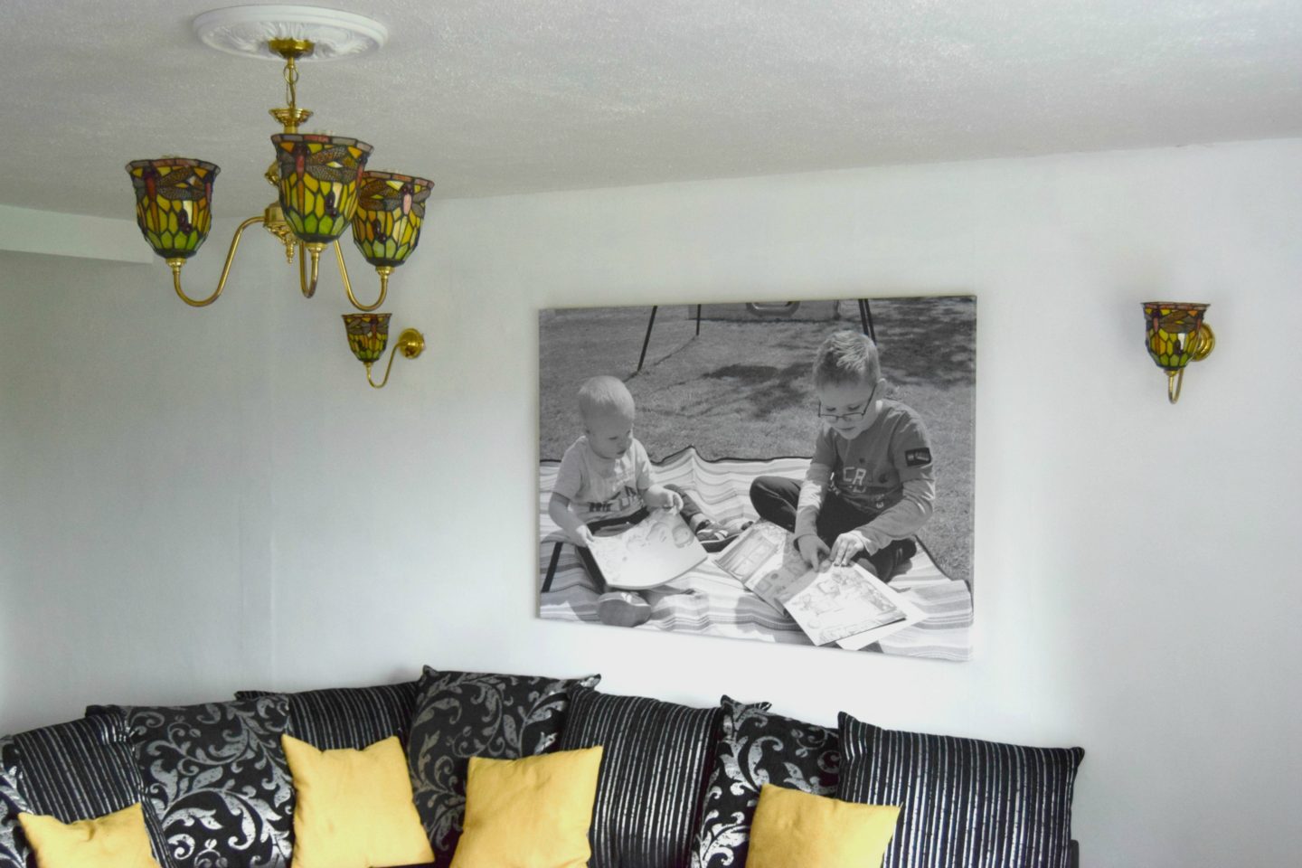 canvas on living room wall 2 2