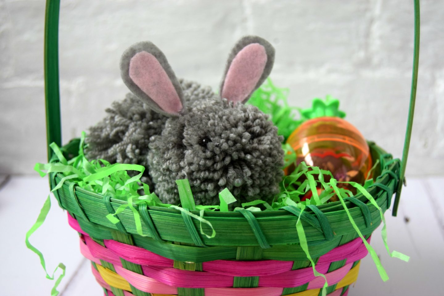 bunny in a basket easter craft 2