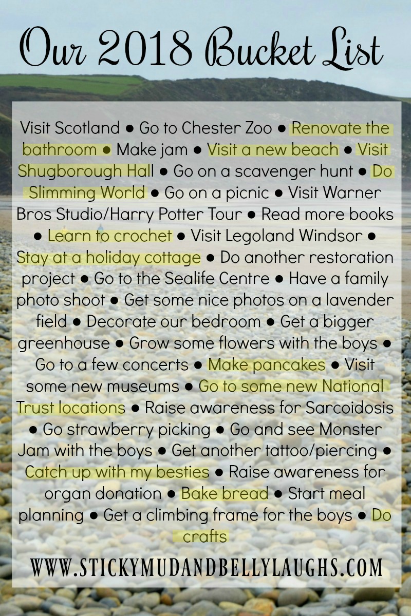 bucket list update