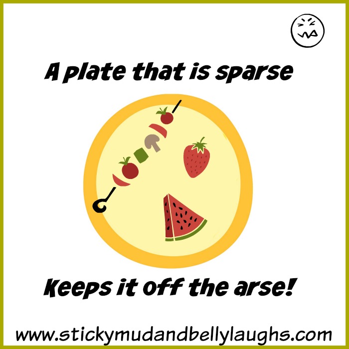 Funny dieting meme. Sticky Mud and Belly Laughs family lifestyle blog.