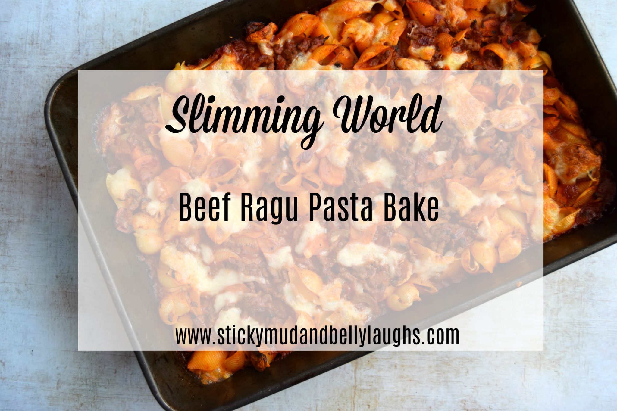 Slimming World recipes. Slimming World dinners. A tasty beef ragu pasta bake.