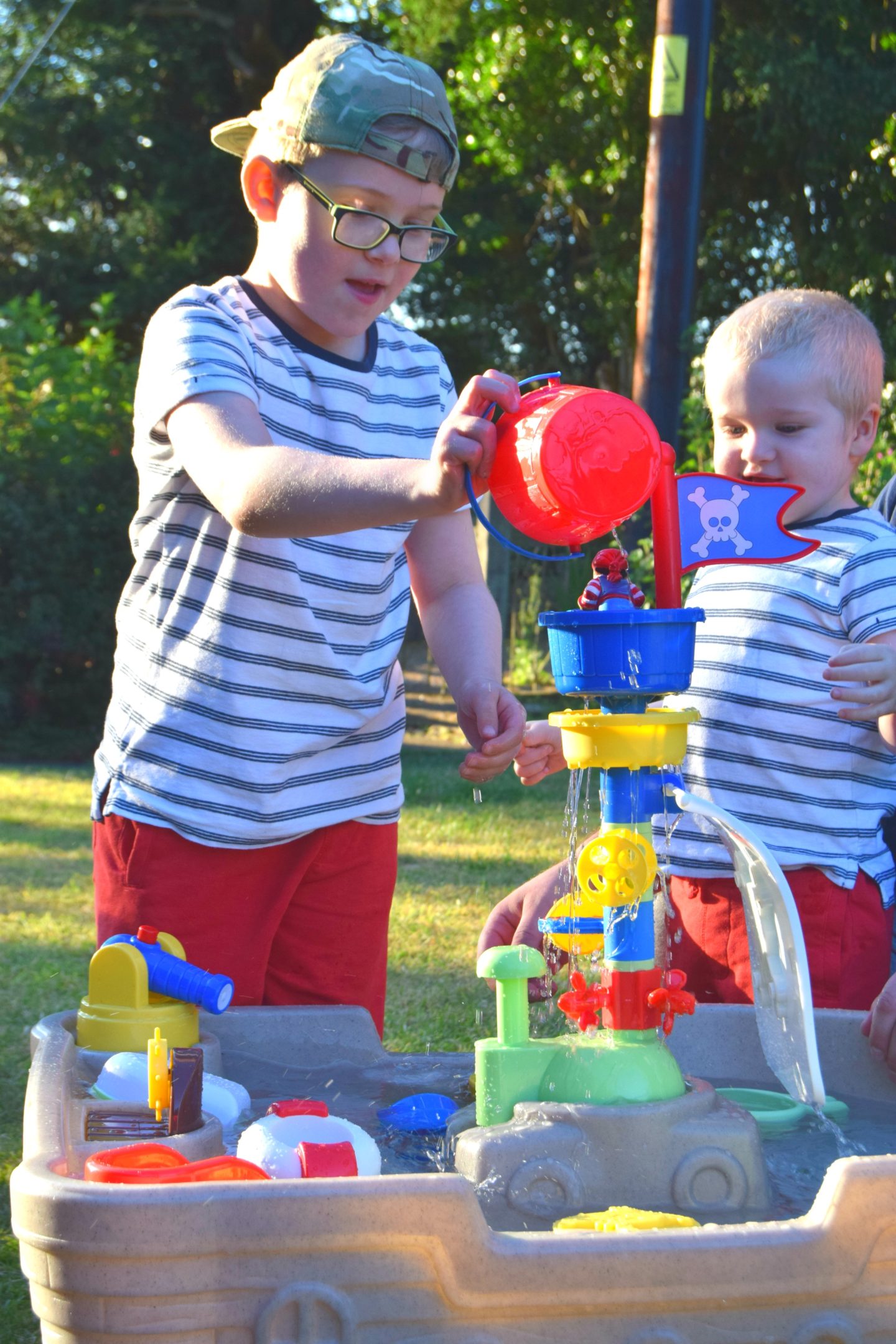Pirate ship water table 2