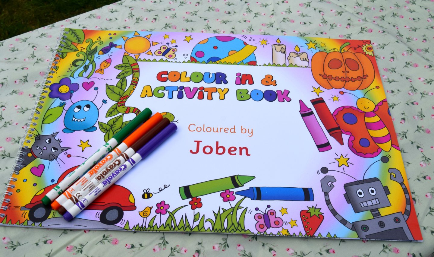 colouring in book