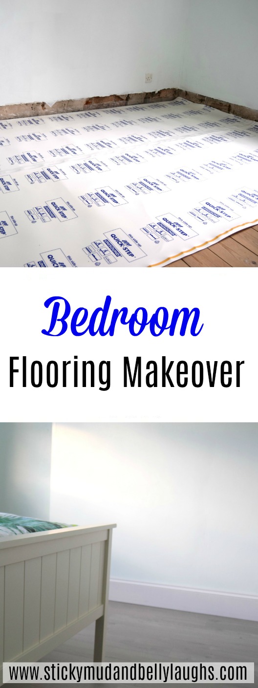 Bedroom flooring makeover with Quick Step
