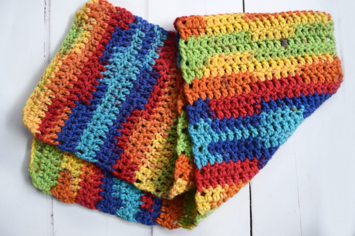 kids crocheted scarf