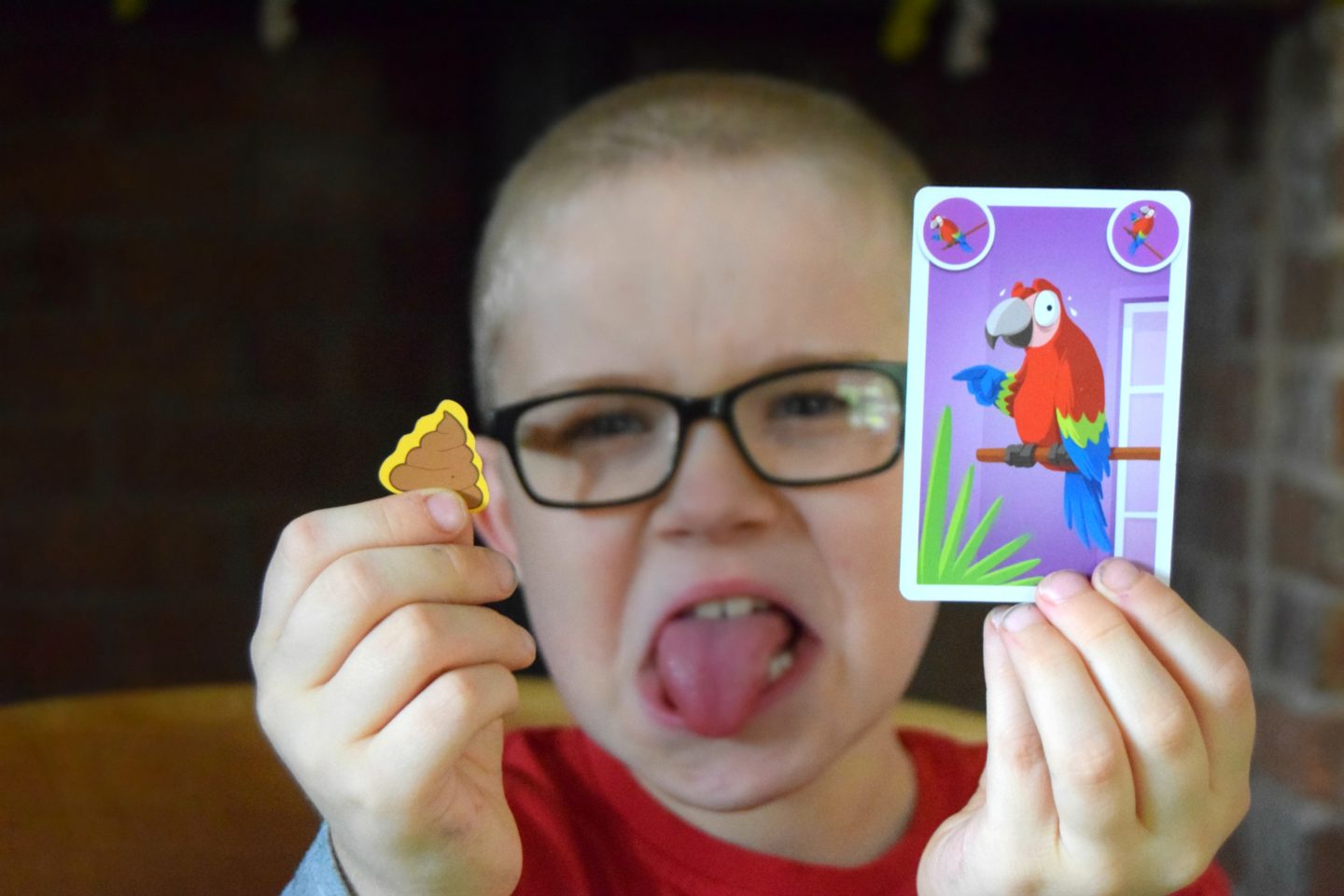 One of the poop tokens from Who did it? Family game.