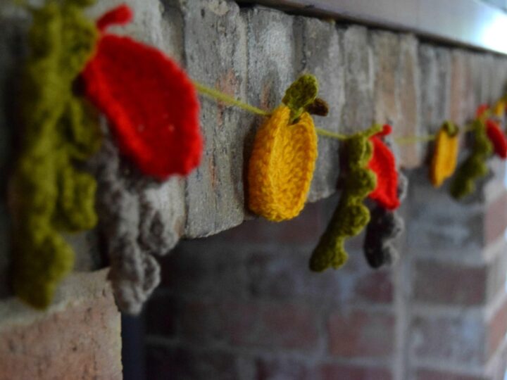 Image for My Autumnal Crocheted Bunting