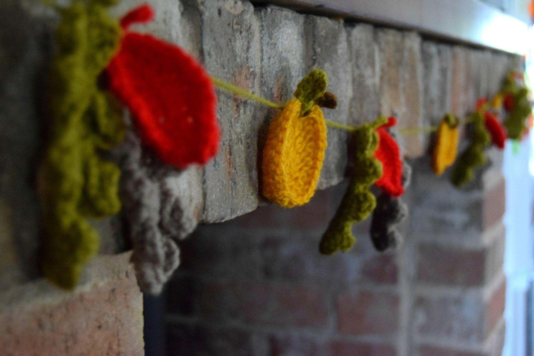 My Autumnal Crocheted Bunting