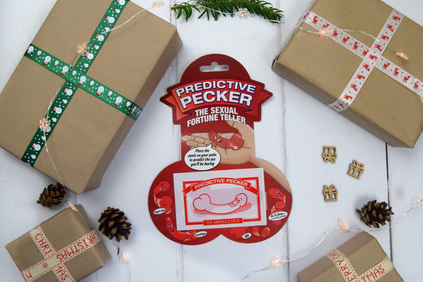 Predictive Pecker fortune teller novelty funny gift.