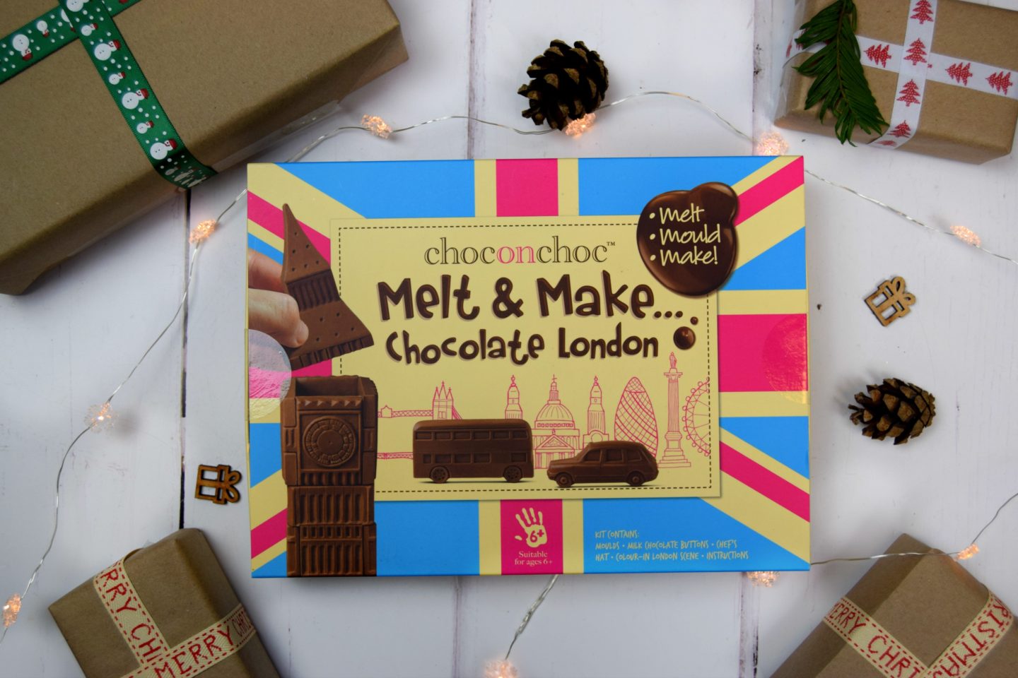 Melt and make chocolate London set