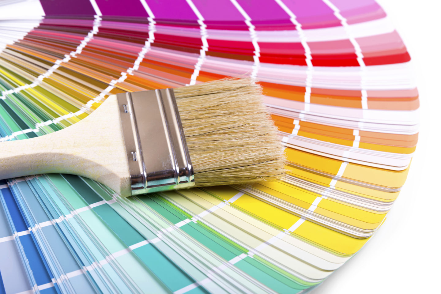Colour swatch and paint brush