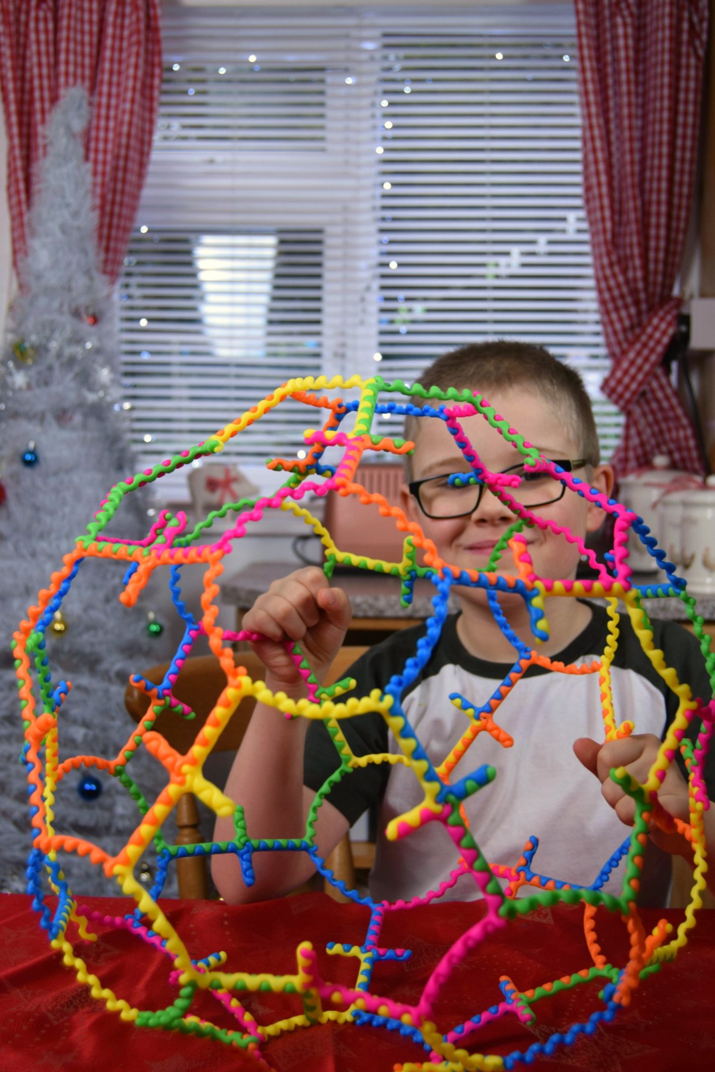 A giant orb built from using stems.