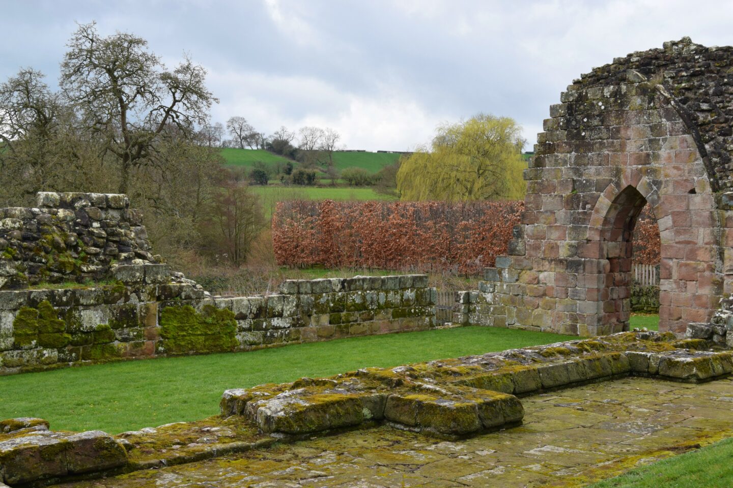 The dormitories at Croxdon Abbey