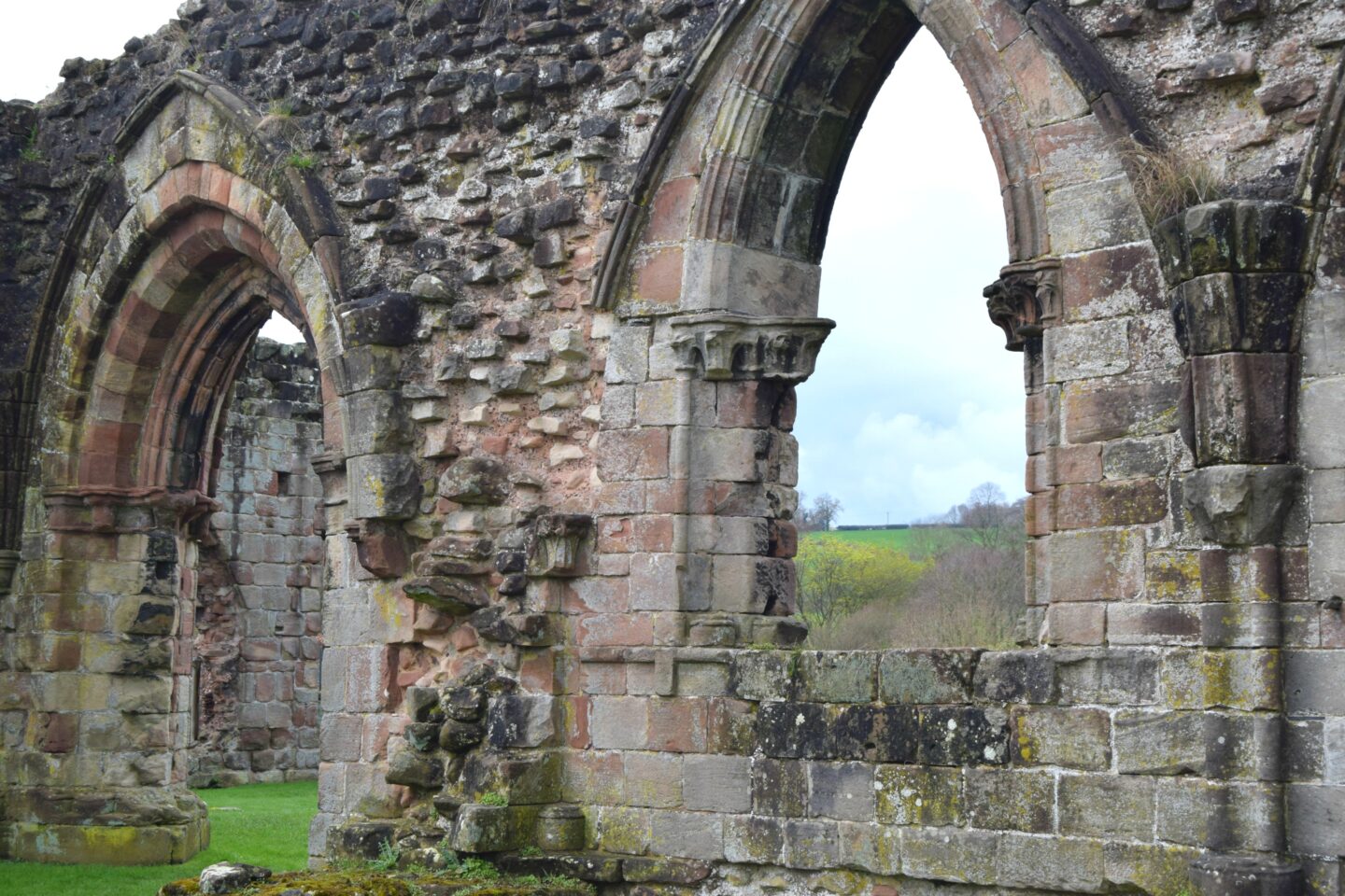 Croxden Abbey ruins. The Sacristy