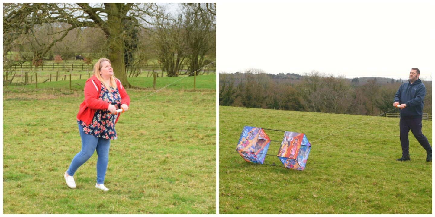 Me and Craig flying a kite!