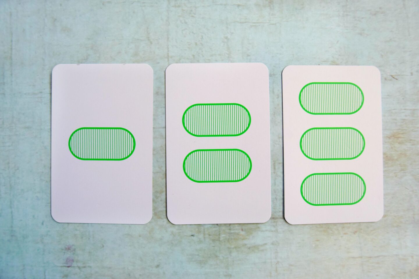 Playing cards that make a matching set