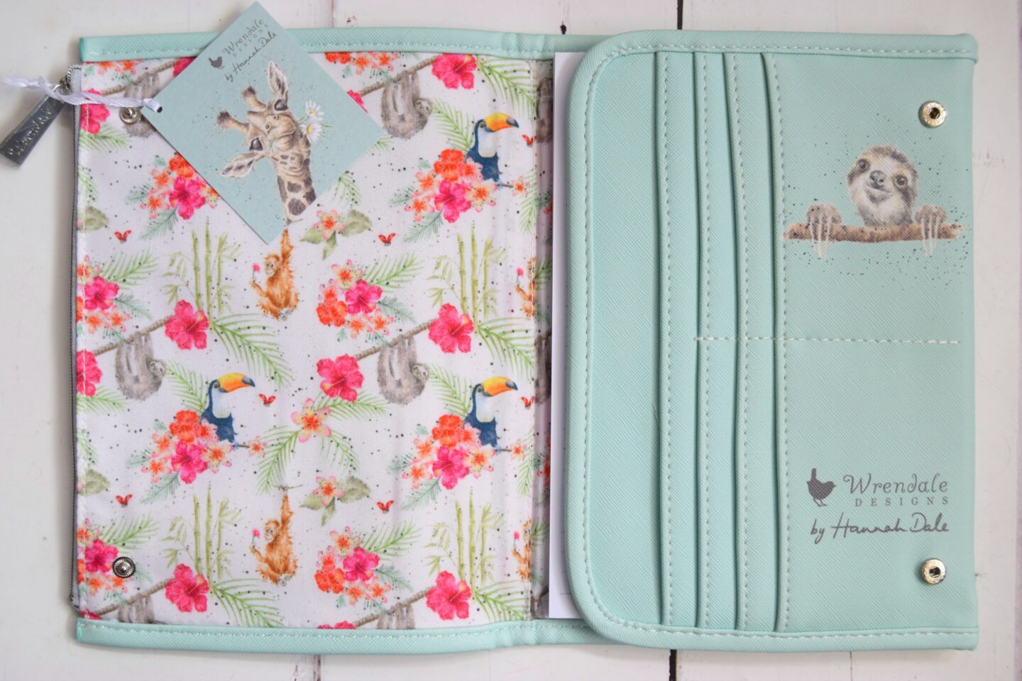 Wrendale Zoology notebook cover inside