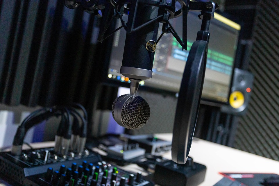 A recording studio.How To Become A Voice Actor