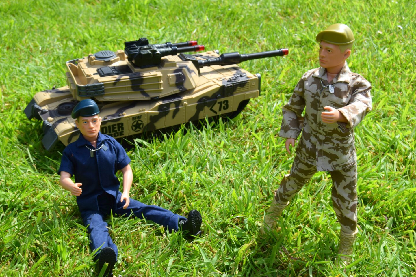 Action Man toys. Soldier and Sailor figures