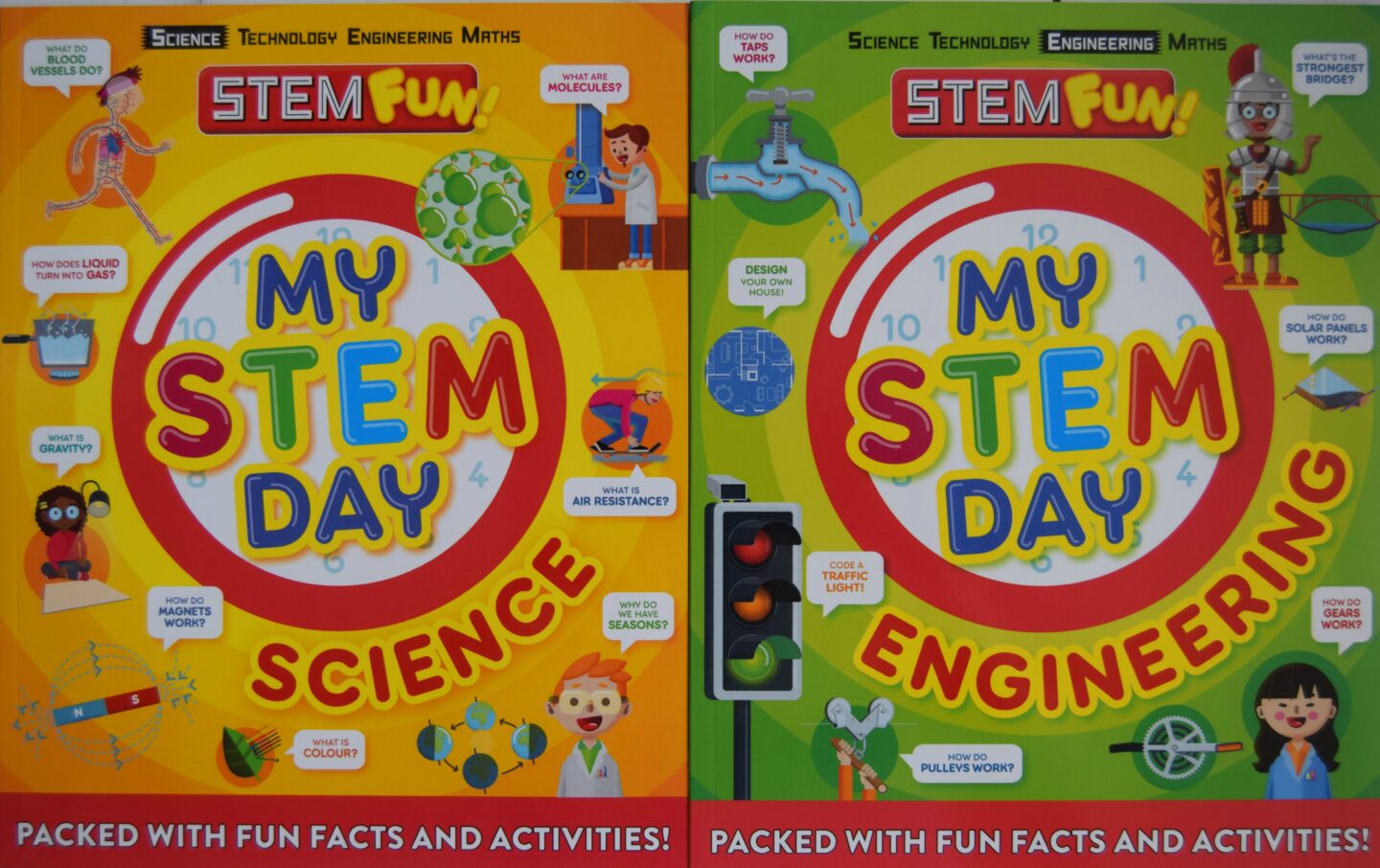 My STEM Day activity books science and engineering
