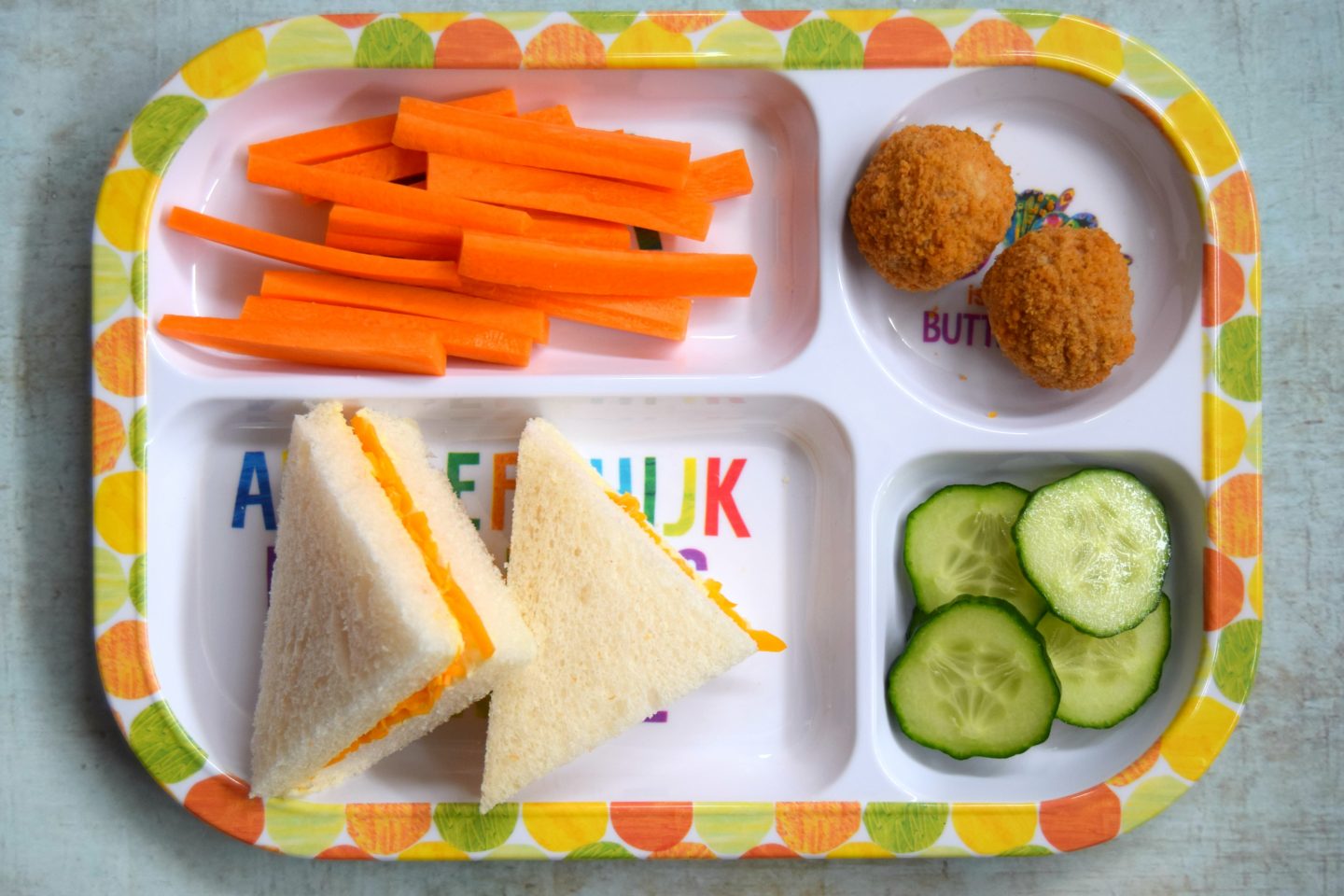 Portmeirion melamine snack tray for children