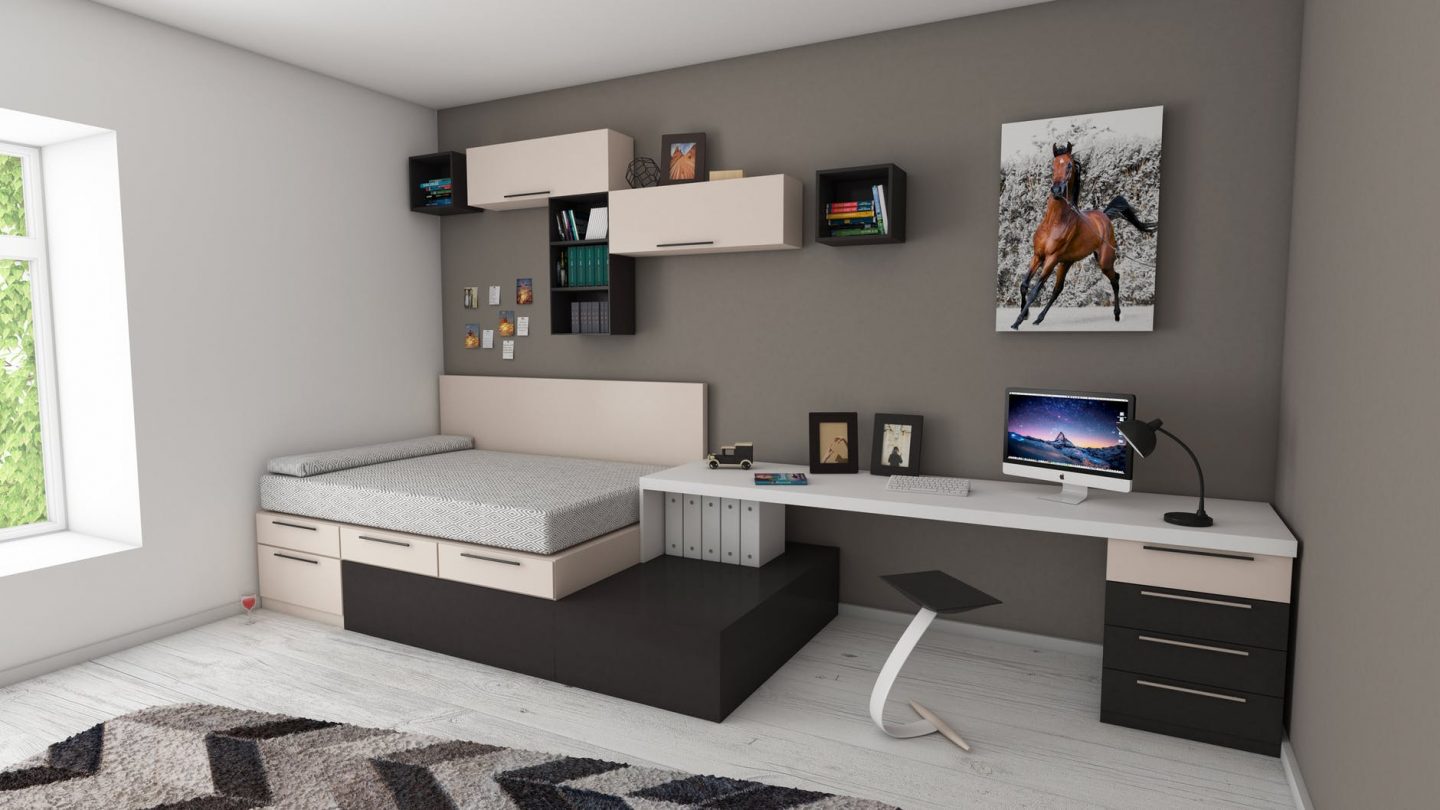 Bedroom storage units