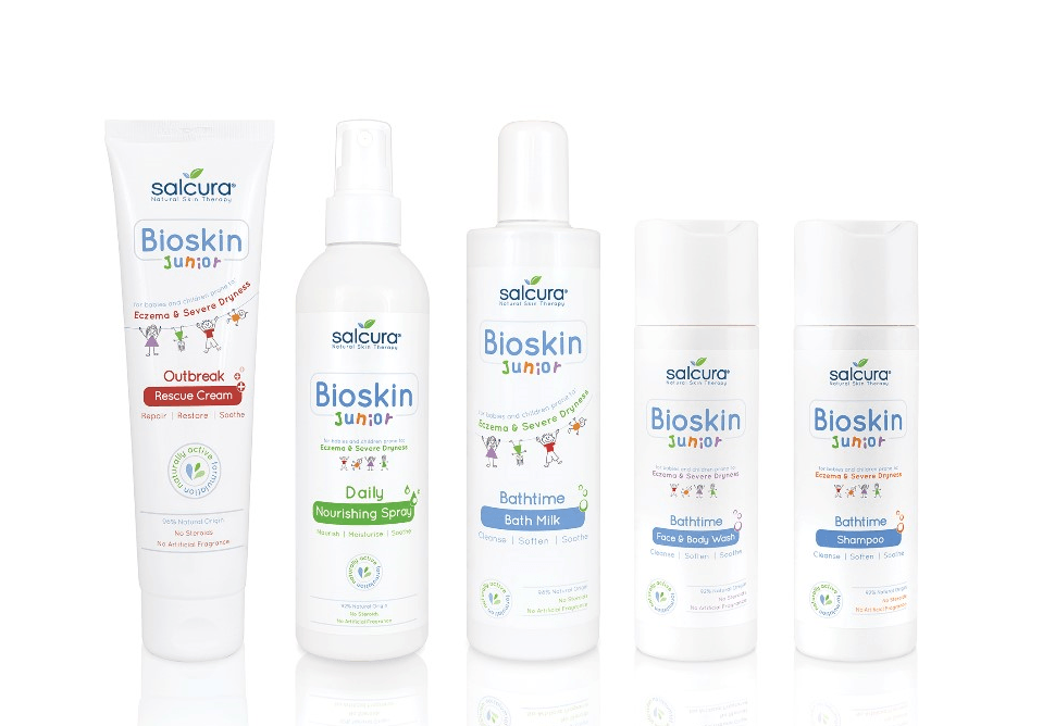 salcura bioskin junior eczema creams and body wash