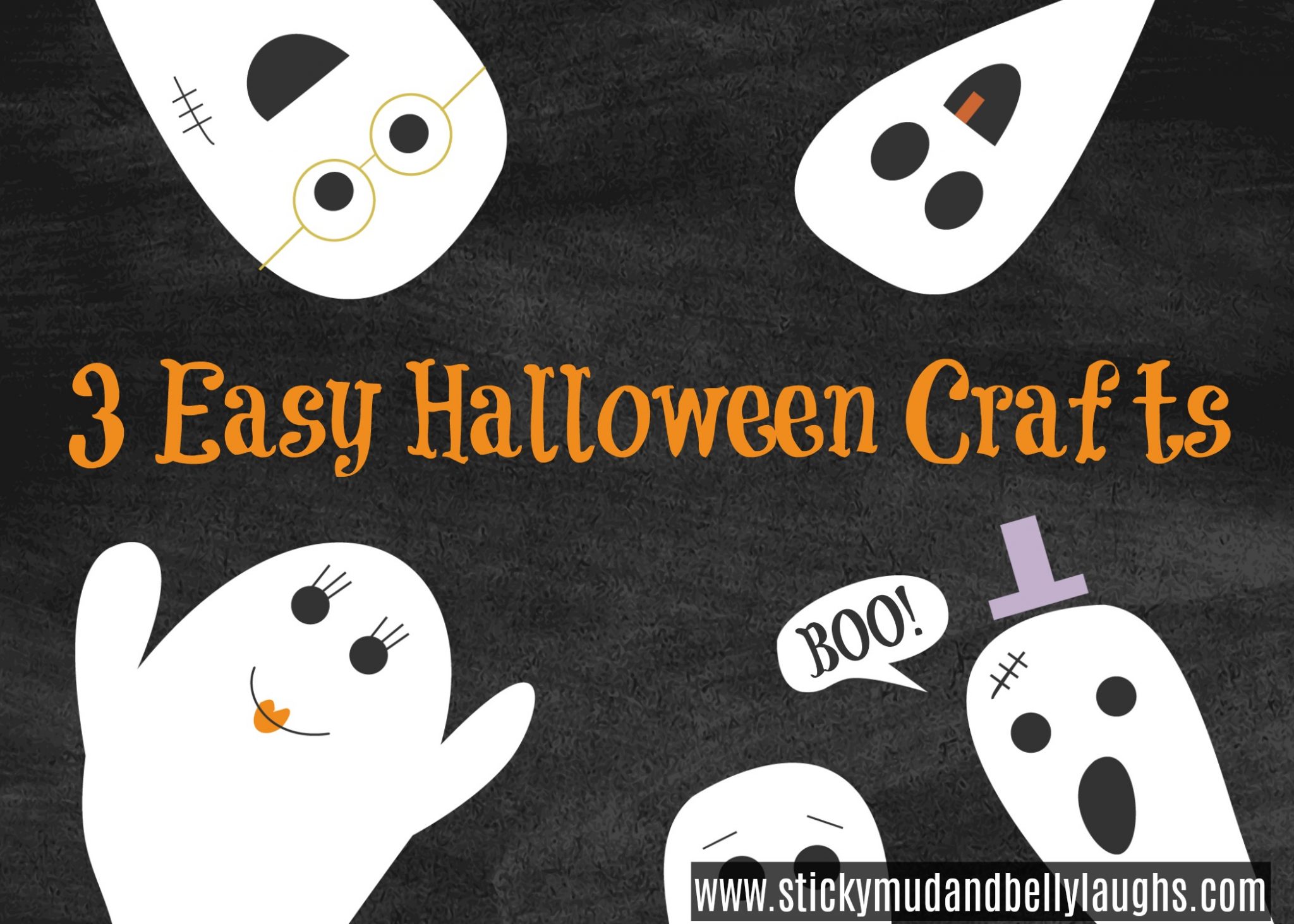 3 easy kids Halloween crafts