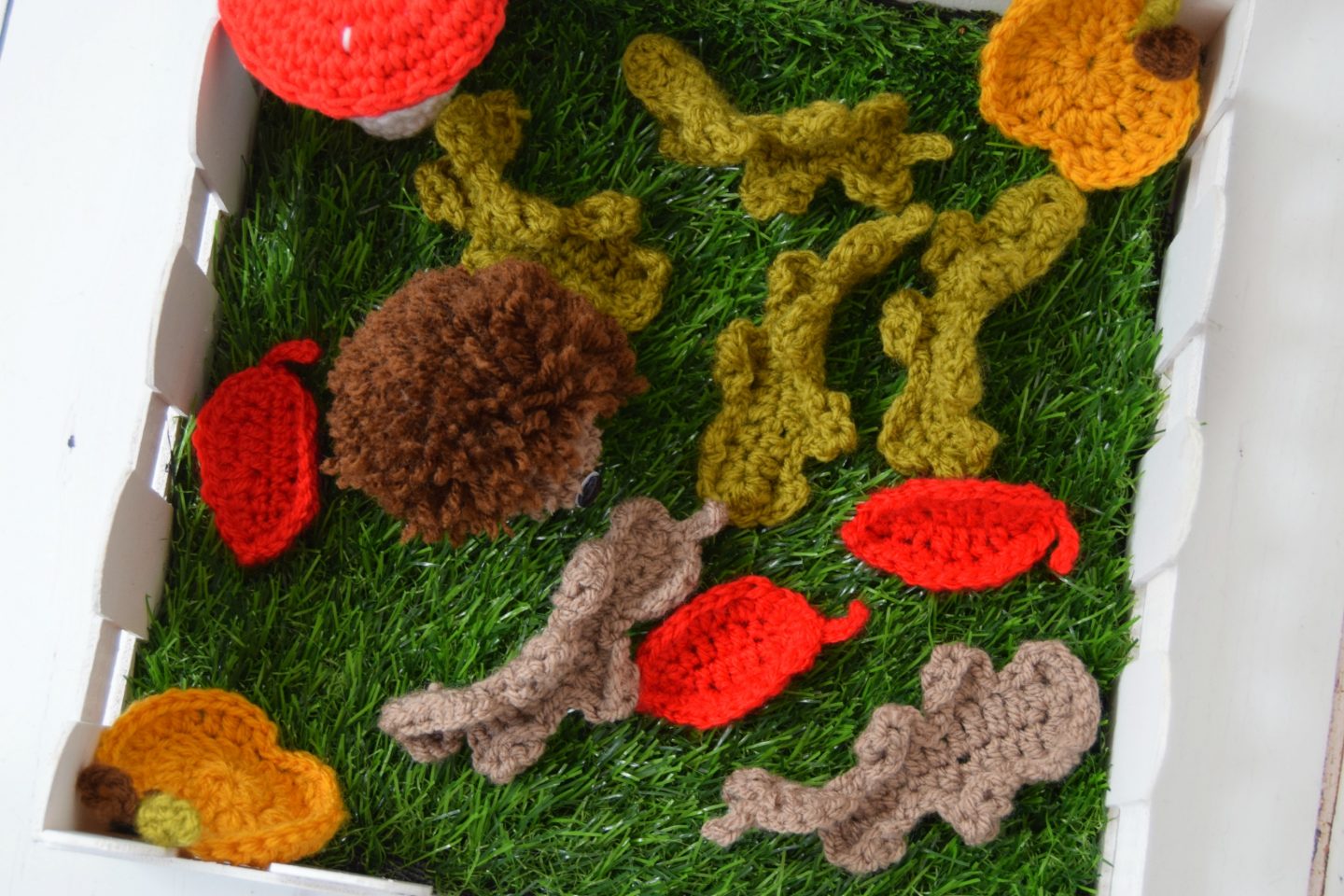 Autumn garden table decoration