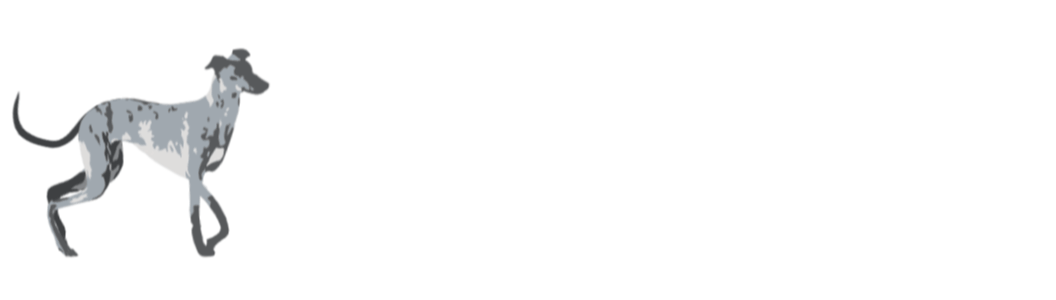 The Writing Greyhound blog header