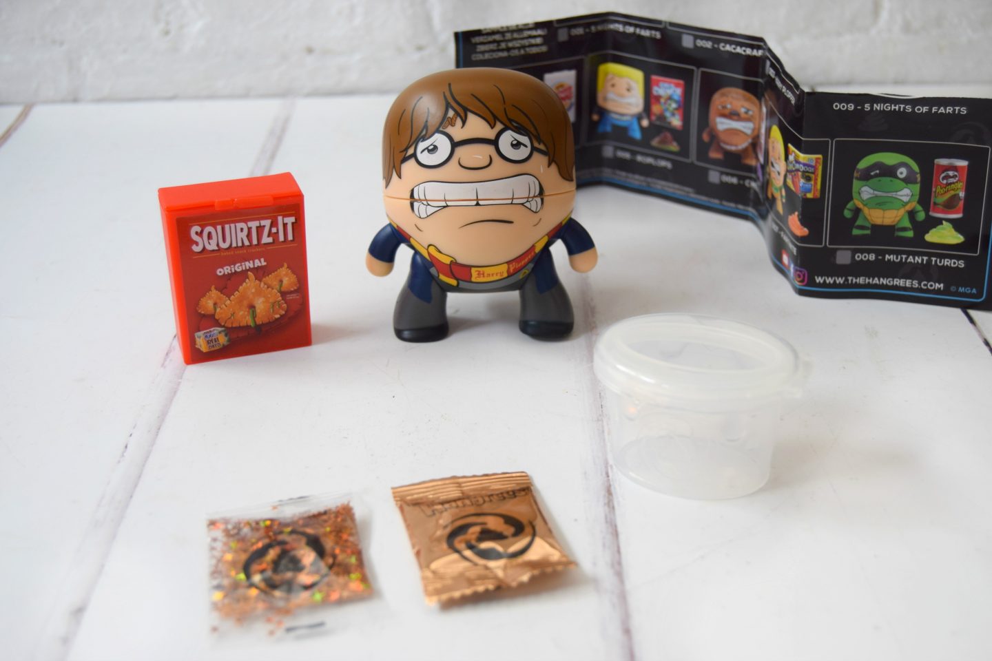 The hangrees poop slime parody toys