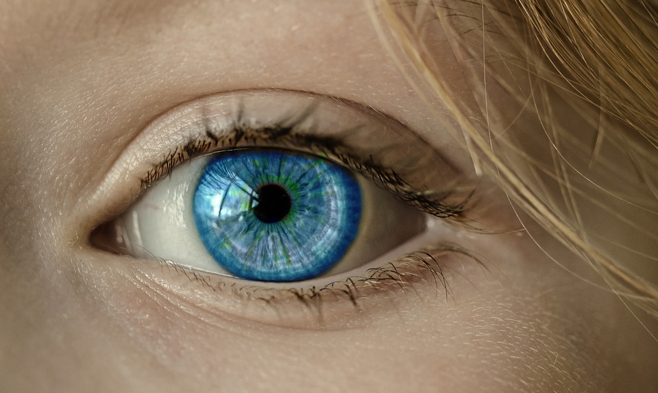 a blue eye