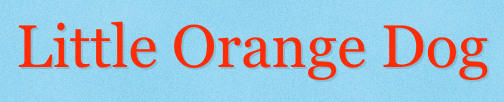Little Orange Dog