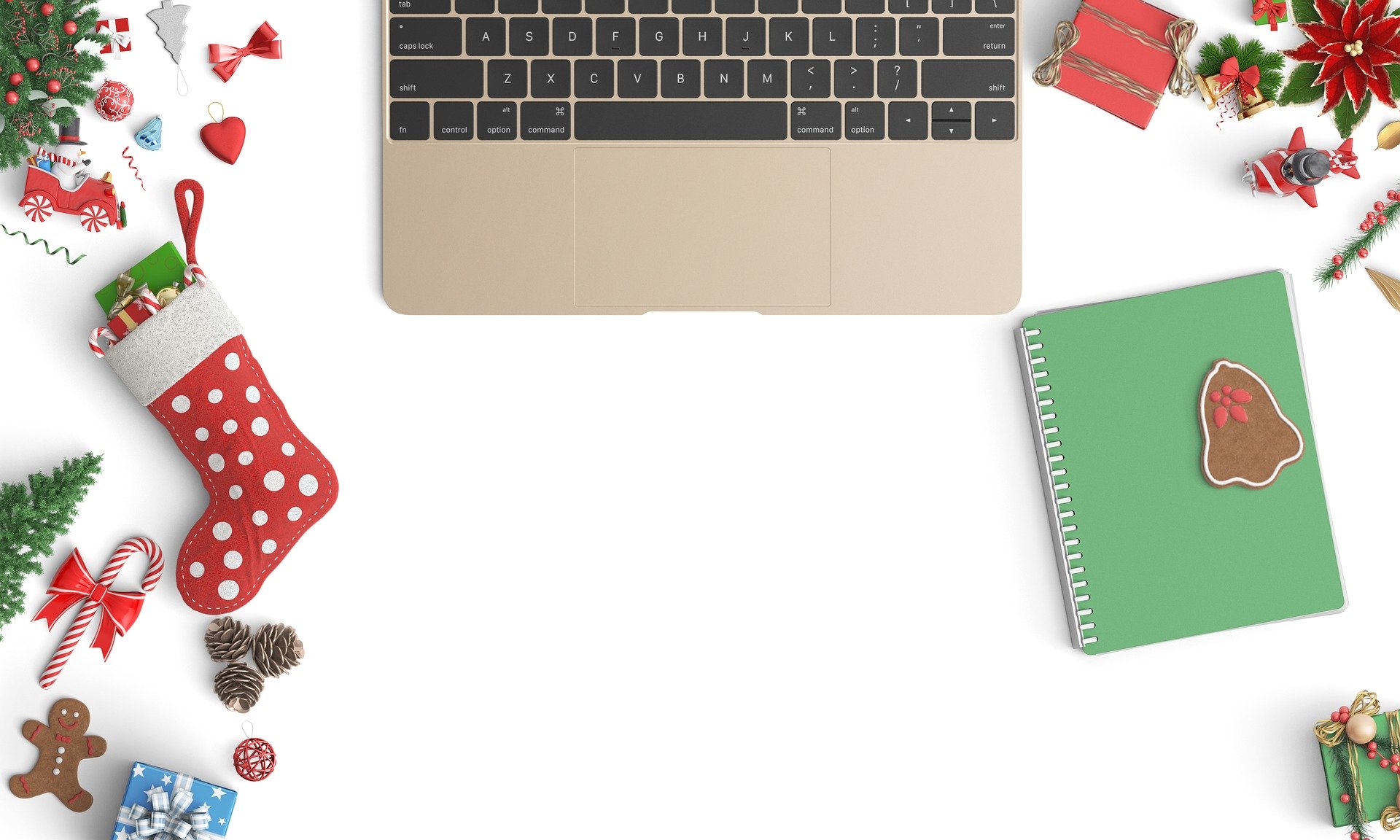 Christmas desk