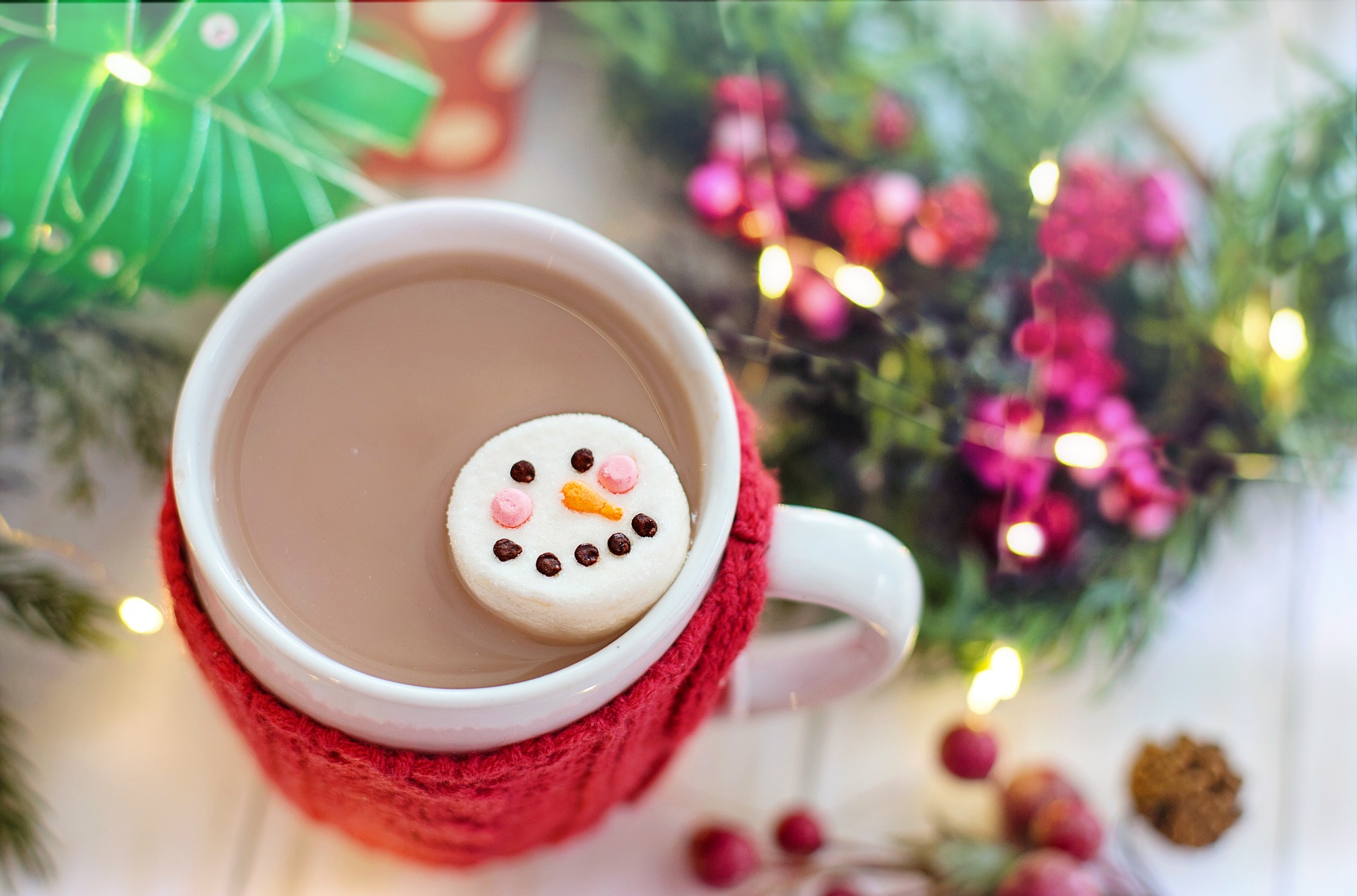 Monday Morning Blog Club Christmas hot chocolate