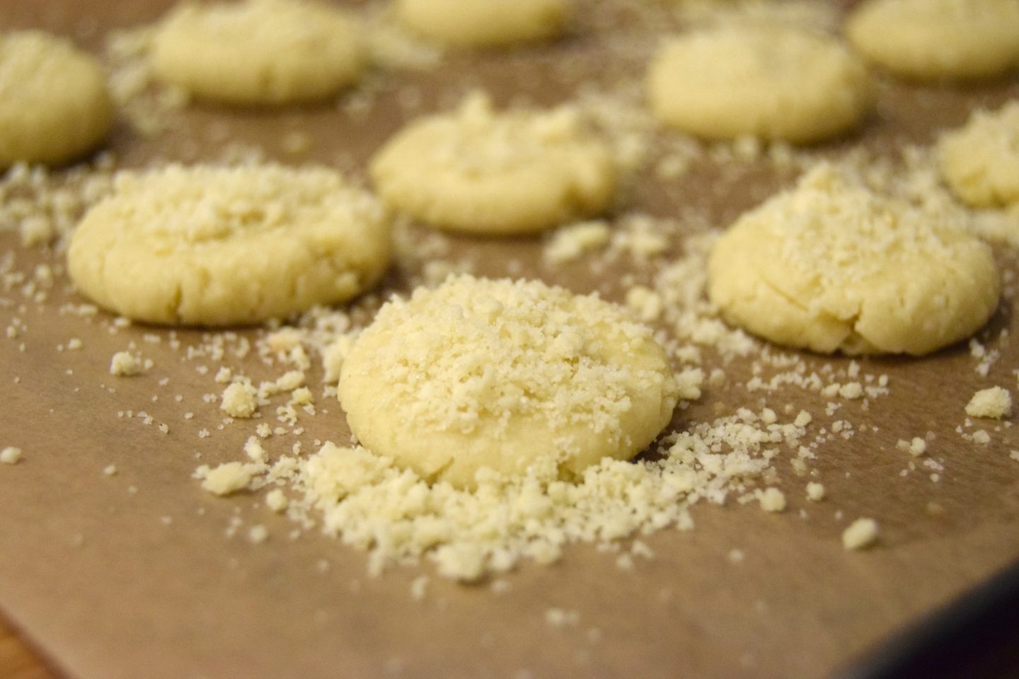Apple crumble cookies