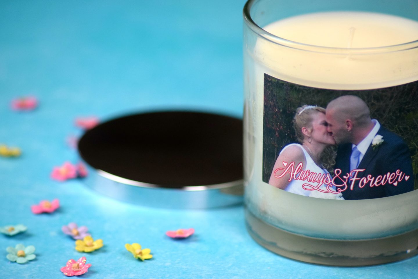 Personalised candle