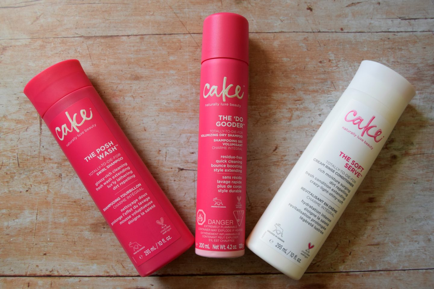 Cake hair products