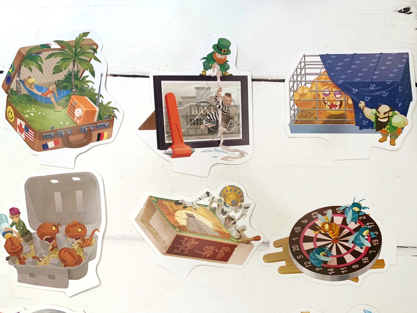 Illustrated cards