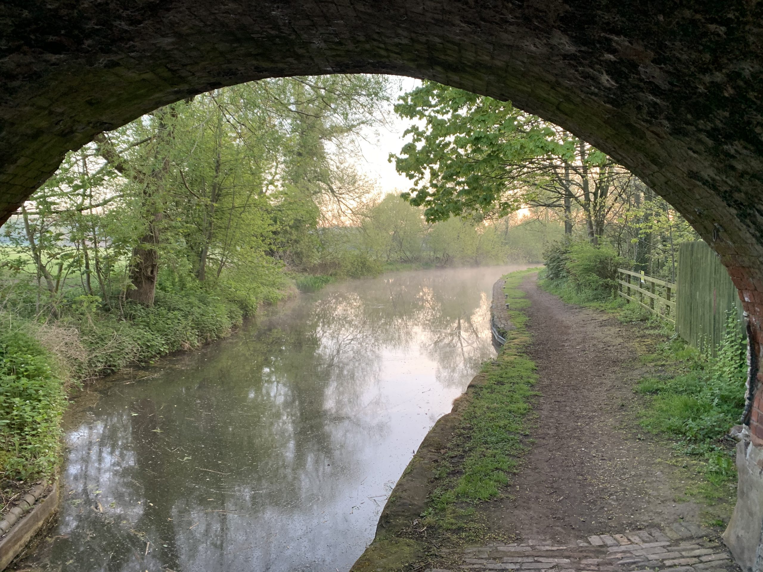 view from under the bridge