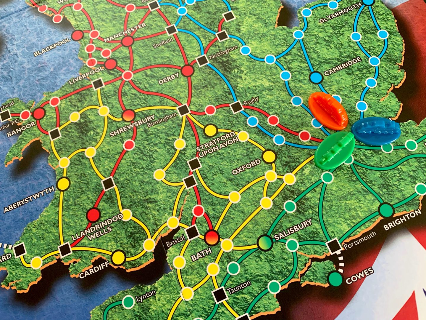 The Great Game Of Britain board