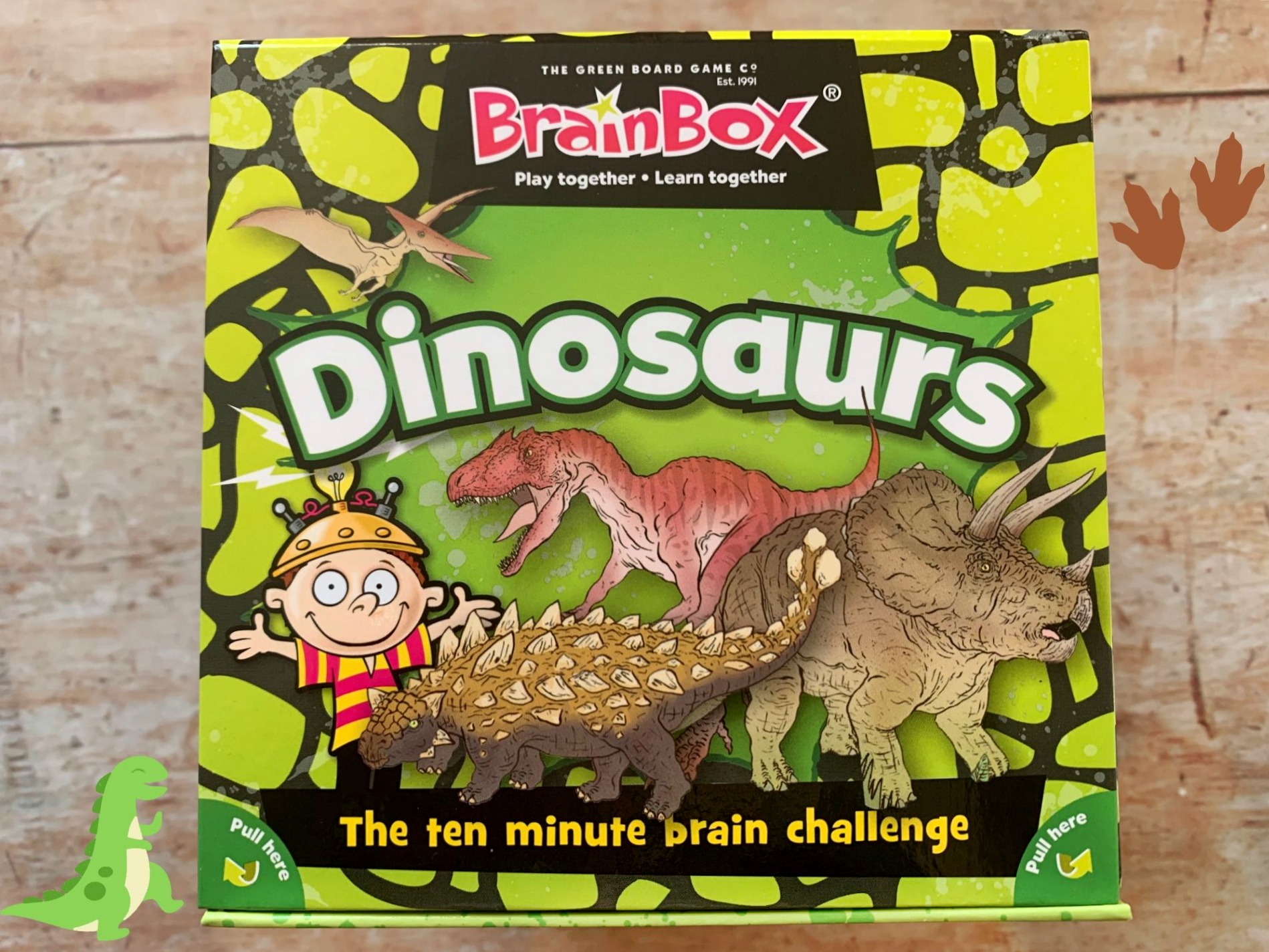 BrainBox Dinosaurs memory game